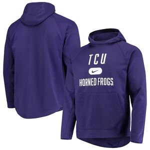 Nike Purple TCU Texas Christian University Horned‎ Frogs Hoodie NWT Size L